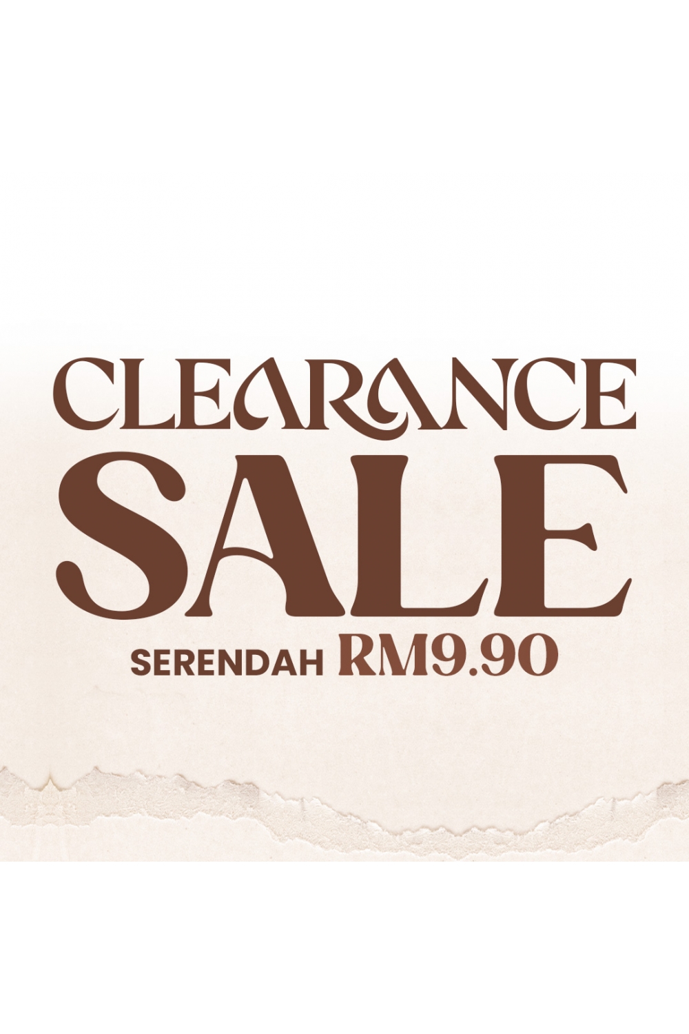 Clearance Sale